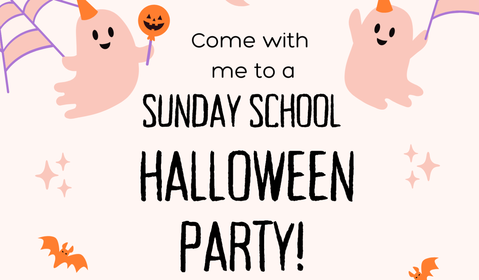 Join us! Sunday School Halloween Party! Our Saviour Lutheran Church